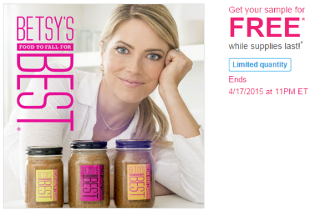 Free Sample Betsy's Best Nut & Seed Butter