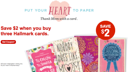 $0.32 (Reg $2) Hallmark Cards at CVS