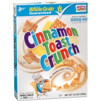 $1.38 (Reg $4) Cinnamon Toast Crunch Cereal at Walgreens