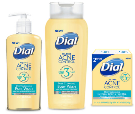 $0.80 (Reg $5.47) Dial Acne Control Body Wash at Walmart