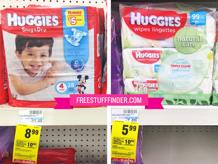 $3.43 (Reg $11.49) Huggies Diapers at CVS