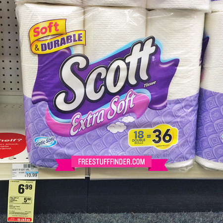 $0.25 per Double Roll Scott Bath Tissue at CVS