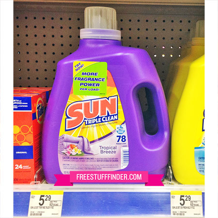 $2.65 (Reg $5.29) Sun Liquid Laundry Detergent at Walgreens