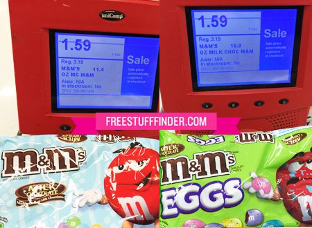 $0.09 (Reg $3.19) M&M’s Easter Chocolate Bags at Target