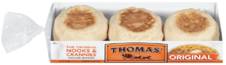 $1.49 (Reg $3.49) Thomas’ English Muffins at Kroger Affiliate Stores