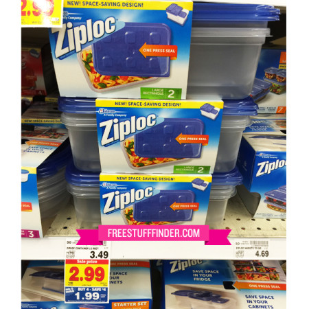 *HOT* $0.74 (Reg $3.49) Ziploc Containers at Kroger Affiliates