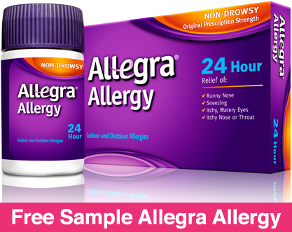 FREE Sample Allegra Allergy Relief Medicine