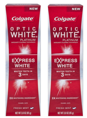 FREE Colgate Optic White Toothpaste at Walgreens