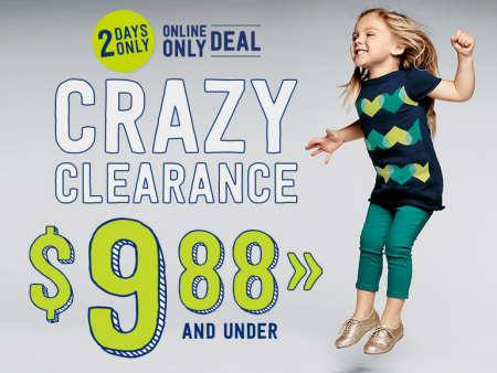 *HOT* $9.88 & Under Crazy Clearance at Crazy8