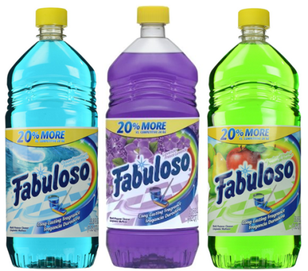 $0.62 (Reg $1.87) Fabuloso Cleaners at Walmart