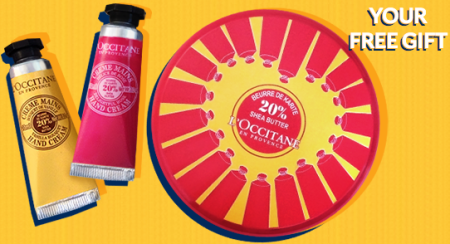 Free L'Occitane Hand Cream (First 5000!)