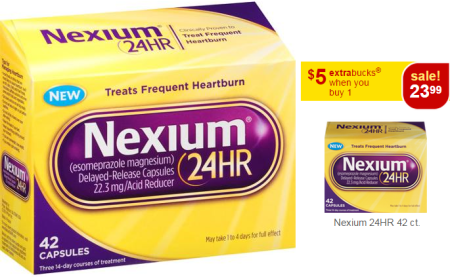 $12.75 (Reg $25) Nexium 24HR at CVS (Week 6/7)