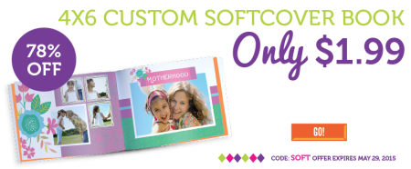 $1.99 (Reg $9) Custom Softcover Photo Book