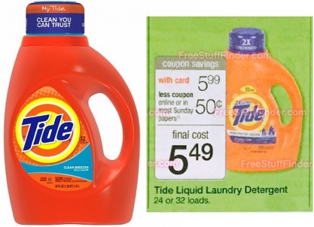 $2.74 (Reg $6) Tide Detergent at Walgreens (Week 9/27)
