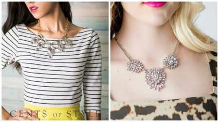 $7.99 (Reg $20) Crystal Statement Necklaces at Cents of Style + Free Shipping