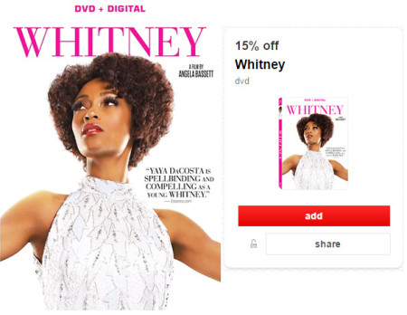 $7.99 (Reg $10) Whitney DVD at Target