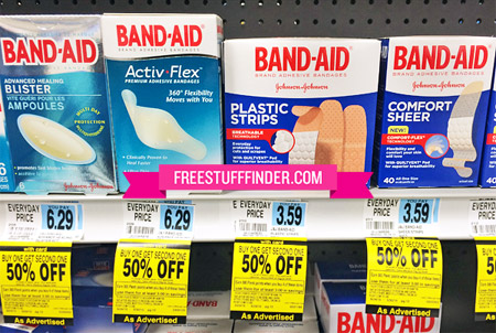 $0.77 (Reg $3.59) Band-Aid Bandages & First Aid Kit at Rite Aid
