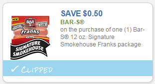 Bar S COupon