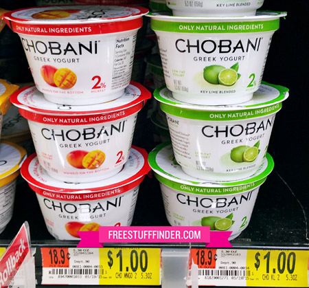 $0.67 (Reg $1) Chobani Yogurt at Walmart