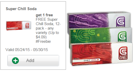 Free Super Chill Soda 12 Pack at Farm Fresh