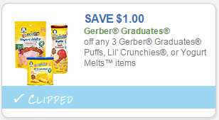 Gerber Graduates Coupon