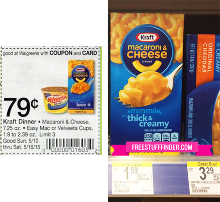 Possible $0.04 (Reg $1.79) Kraft Mac & Cheese at Walgreens