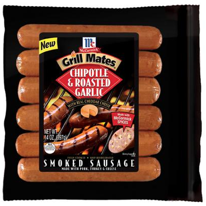 *New* $1.00 Off McCormick Grill Mates Sausages Coupon