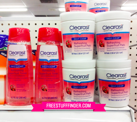Free Clearasil Daily Facial Cleanser at Dollar Tree
