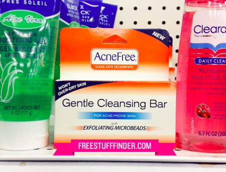 Free Acne Free Cleansing Bar at Dollar Tree