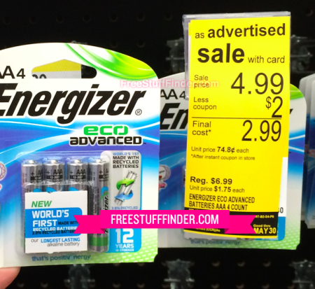 *HOT* $1.74 (Reg $7) Energizer Eco Batteries at Walgreens