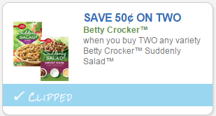 Suddenly Salad Coupon