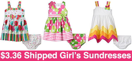 $3.36 (Reg $24) Baby Girl Sundresses + Free Shipping (Kohls Cardholders)