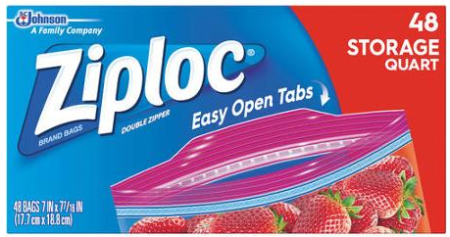 $0.50 (Reg $2.50) Ziploc Storage Bags at CVS