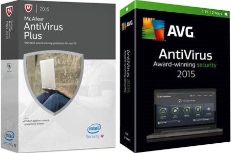 Free McAfee & AVG Antivirus after Rebate