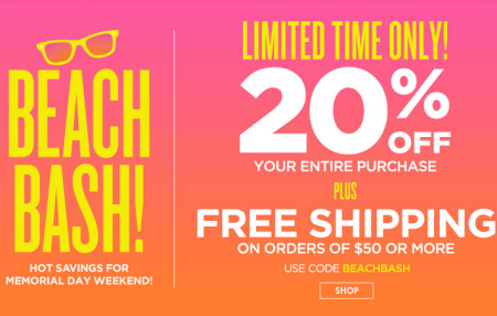 *HOT* 50% Off + Extra 20% Off at Bath & Body Works