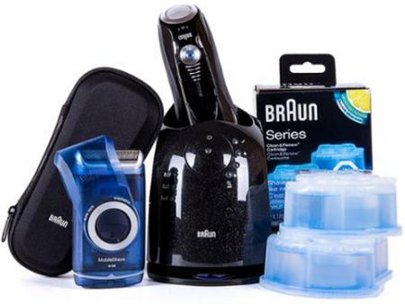 $120 (Reg $211) Braun Shaver System & Travel Shaver + Free Shipping