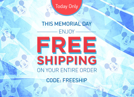 *HOT* Free Shipping On Any Disney Store Order (5/25 Only)