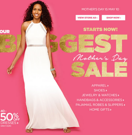 *HOT* Mothers Day Sale + $10 Off $25 at JCPenney