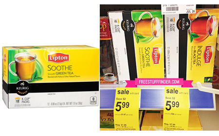 $5.59 (Reg $8.29) Lipton Tea K-Cups at Walgreens ($0.47 Each!)