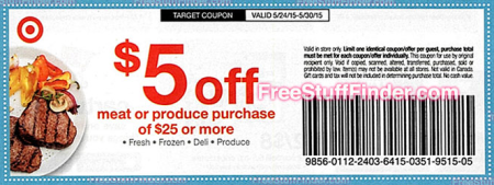 meat coupon at target