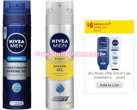 $0.19 (Reg $4.19) Nivea Men Shave Gel at CVS