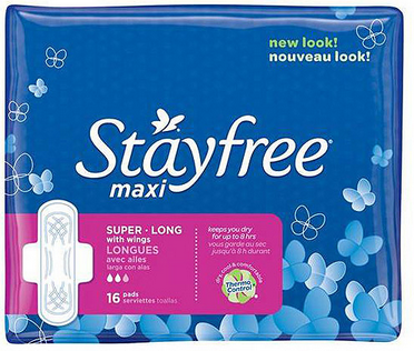 $0.36 (Reg $2.86) Stayfree Maxi Pads at Walmart