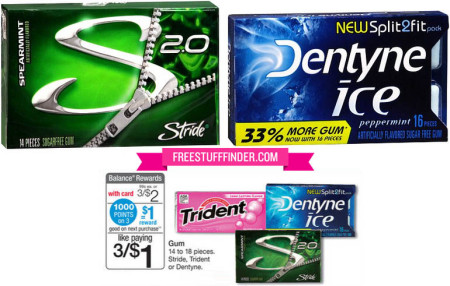 Free Stride Gum at Walgreens
