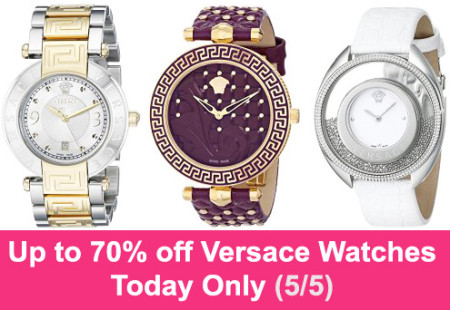 Up to 70% off Women's Versace Watches (Today Only) 