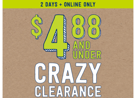 *HOT* $4.88 & Under Kids Clothing Clearance at Crazy8