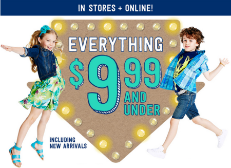 *HOT* $9.99 and Under Sale at Crazy 8