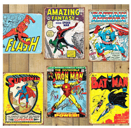 Comic-Book-Tin-Signs