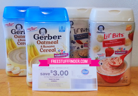 FREE Gerber Baby Cereal at Kroger + $1.04 Moneymaker
