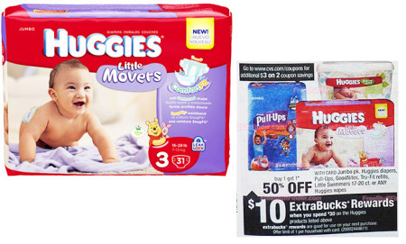 *HOT* $2.74 (Reg $12) Huggies Jumbo Pack Diapers at CVS