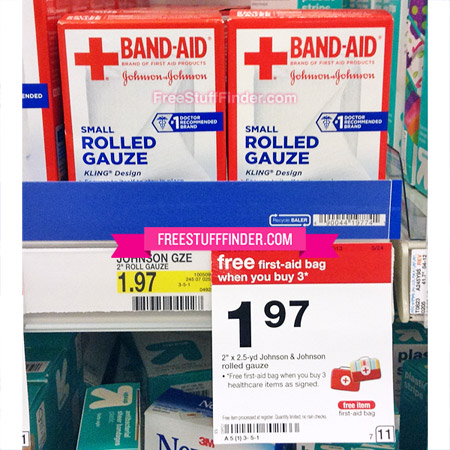 $1.49 (Reg $2) Band-Aid Gauze Pads + FREE First Aid Kit at Target